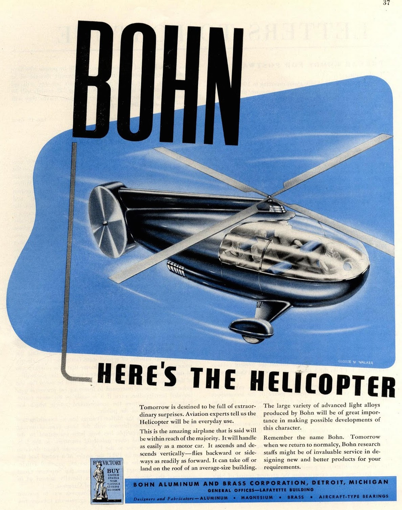 Illustration for article titled How We Imagined The Future Of Transportation Would Look In The 1940s